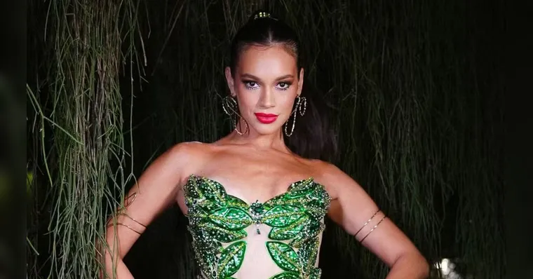 A ex-BBB paraense segue pelo terceiro ano consecutivo na agremiação de Caxias, em carnaval marcado por renovações no elenco e pela estreia de Anitta à frente da bateria. Foto: reprodução Redes Sociais